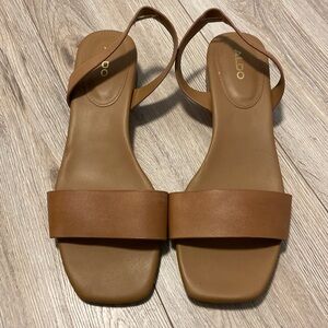 Camel sandals